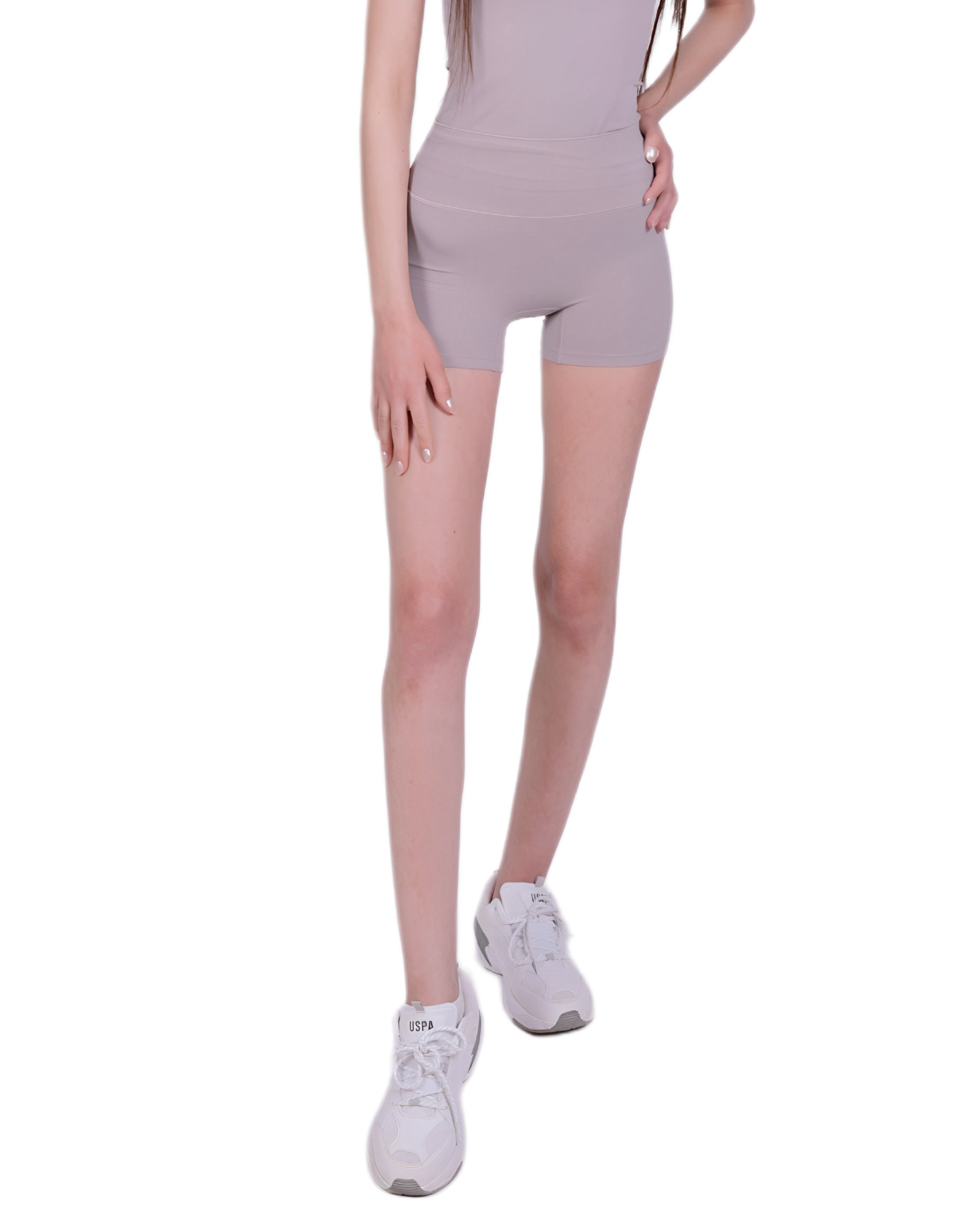 Second Skin Gray Short – Soft, Sculpting & Sweat-Wicking Fit for Bold Athleisure & Everyday Movement