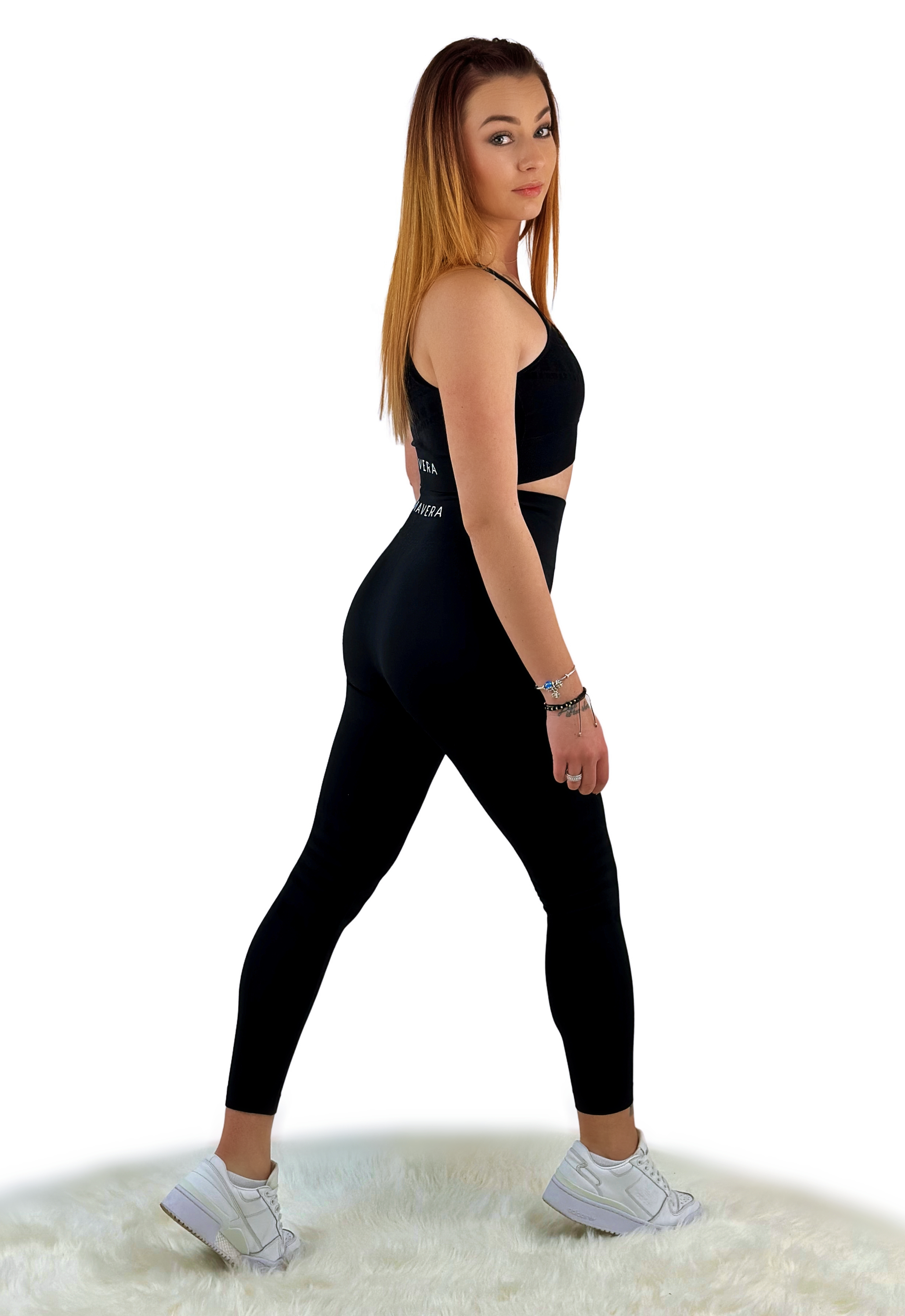 Vice Activewear Top – Jet Black | Seamless, Sculpting for Performance, Yoga & Luxe Athleisure Living