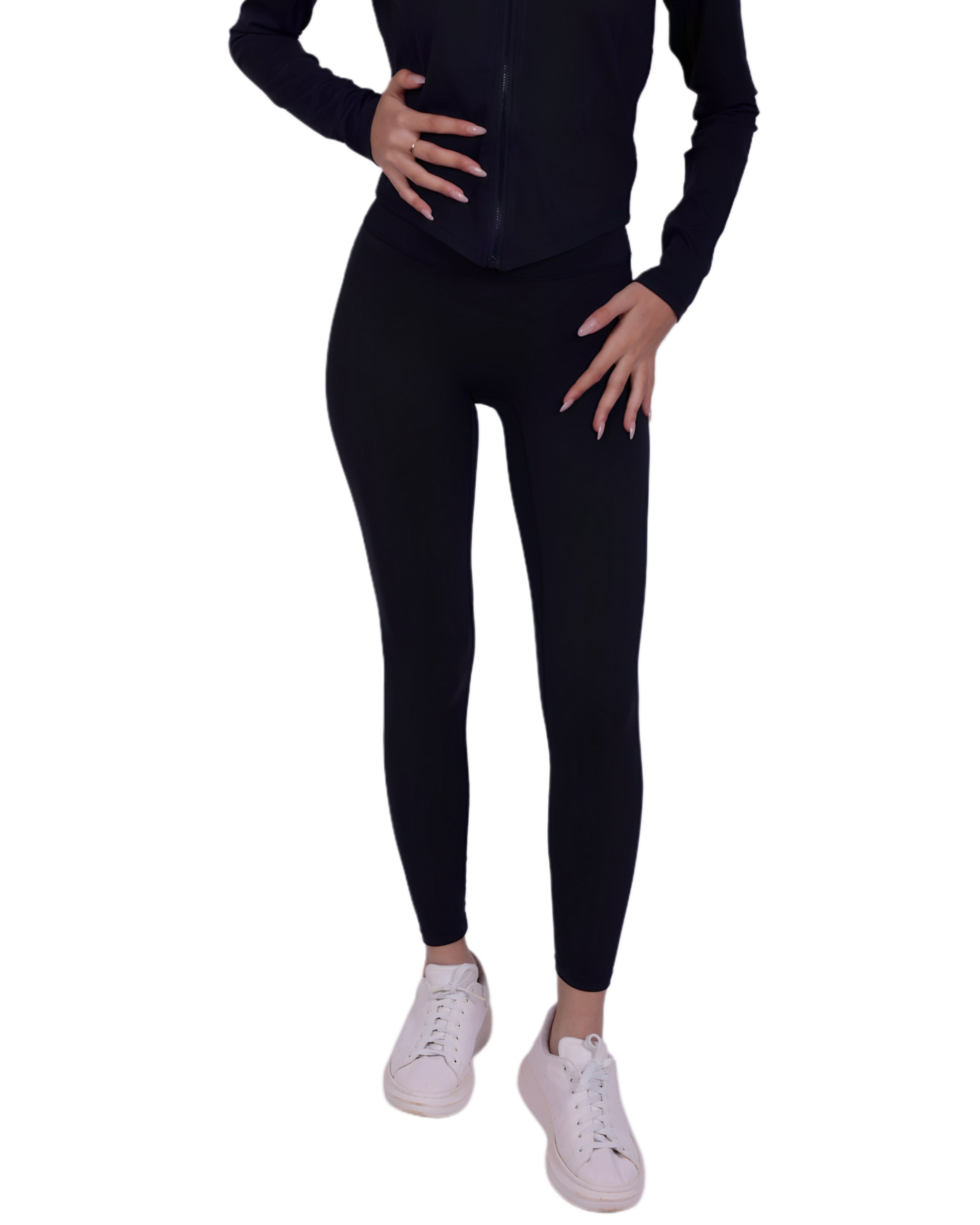 Second Skin Black Legging – Soft, Sculpting & Sweat-Wicking Fit for Bold Athleisure & Everyday Movement