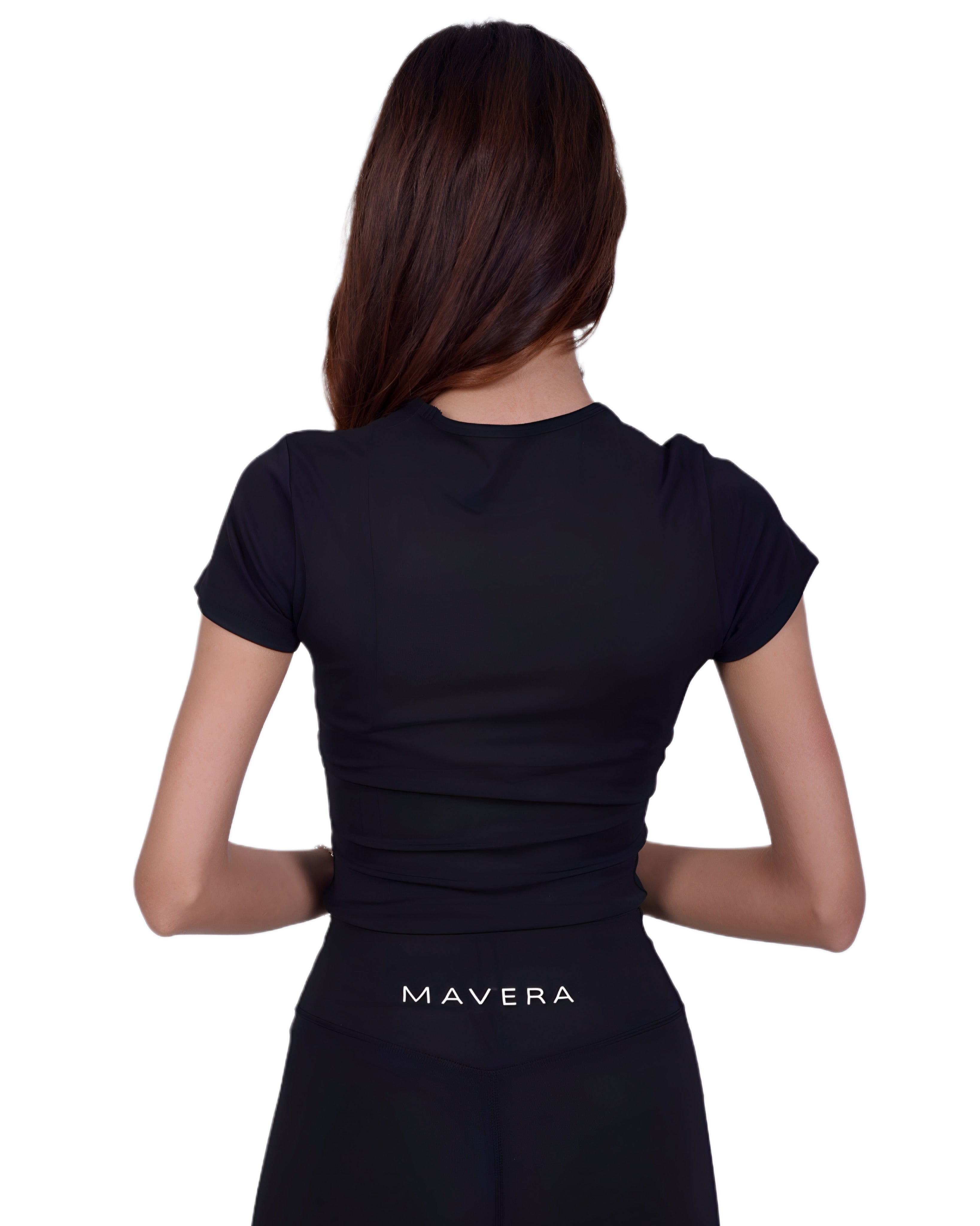Second Skin Black T-Shirt – Soft, Sculpting & Sweat-Wicking Fit for Bold Athleisure & Everyday Movement