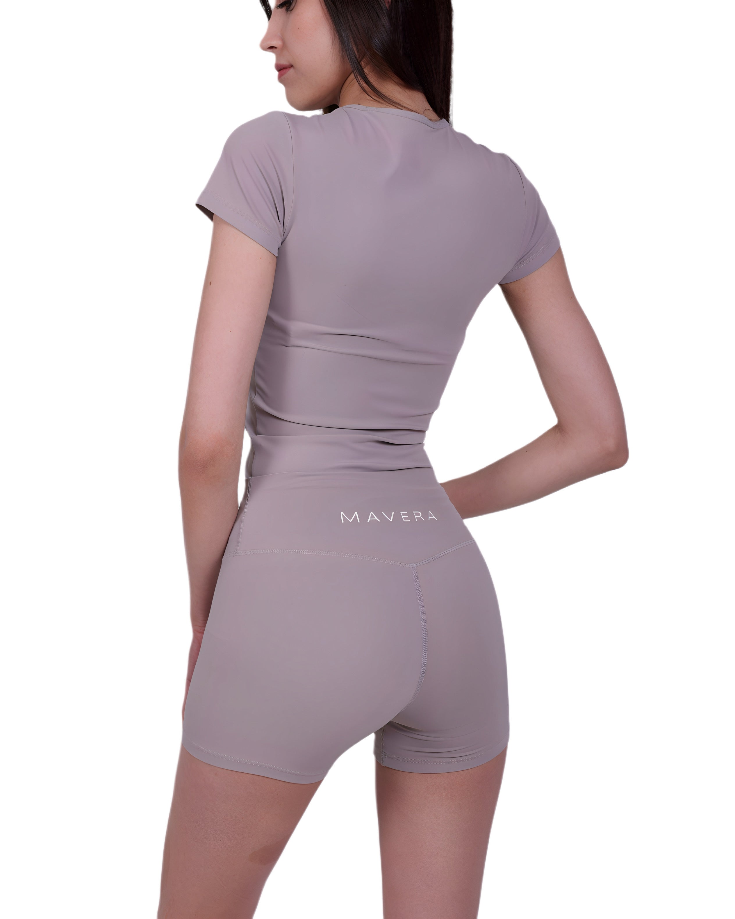 Second Skin Gray Short – Soft, Sculpting & Sweat-Wicking Fit for Bold Athleisure & Everyday Movement