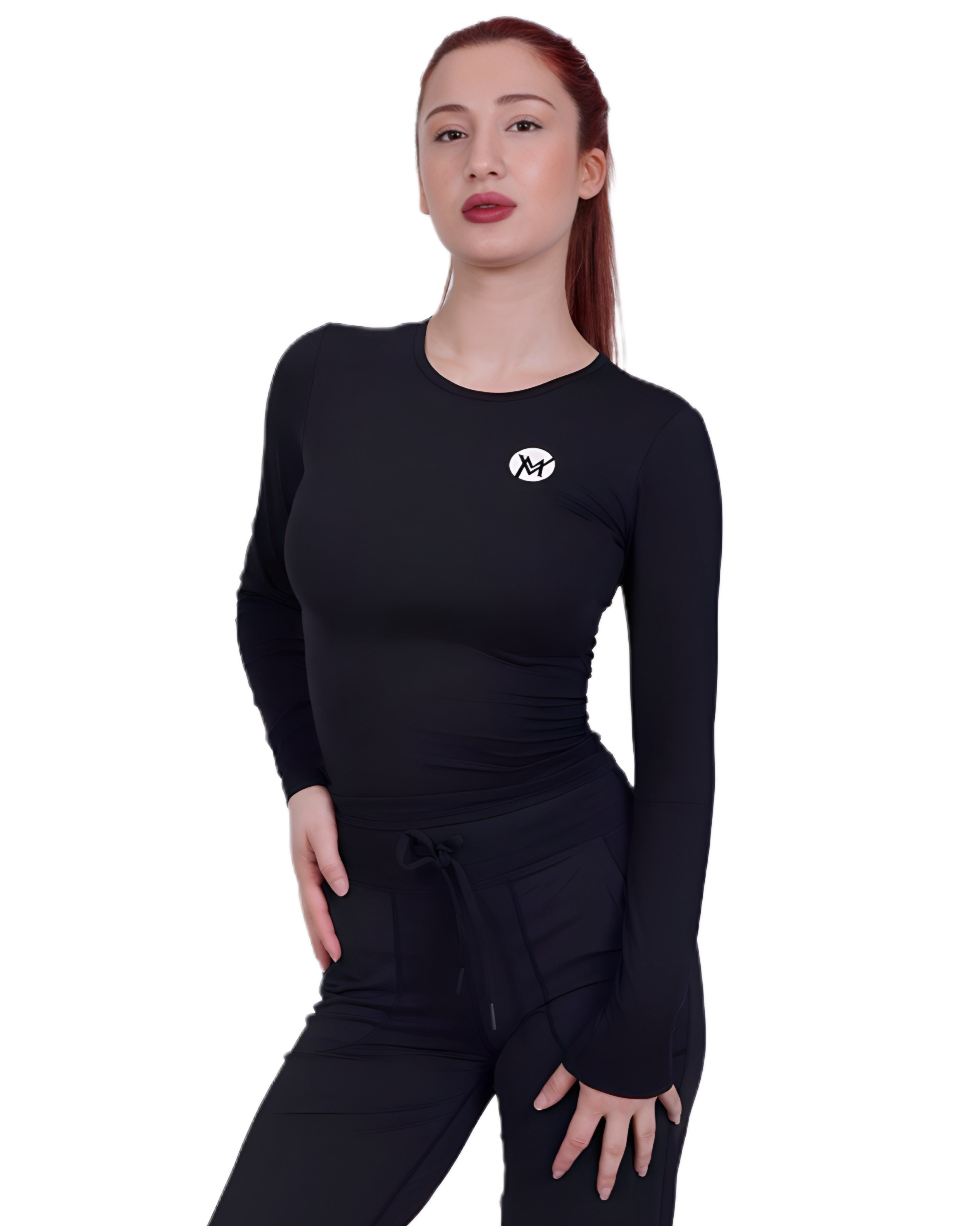Flow Soul Activewear Top – Black | Seamless Luxury for Yoga, Fitness & Everyday Athleisure