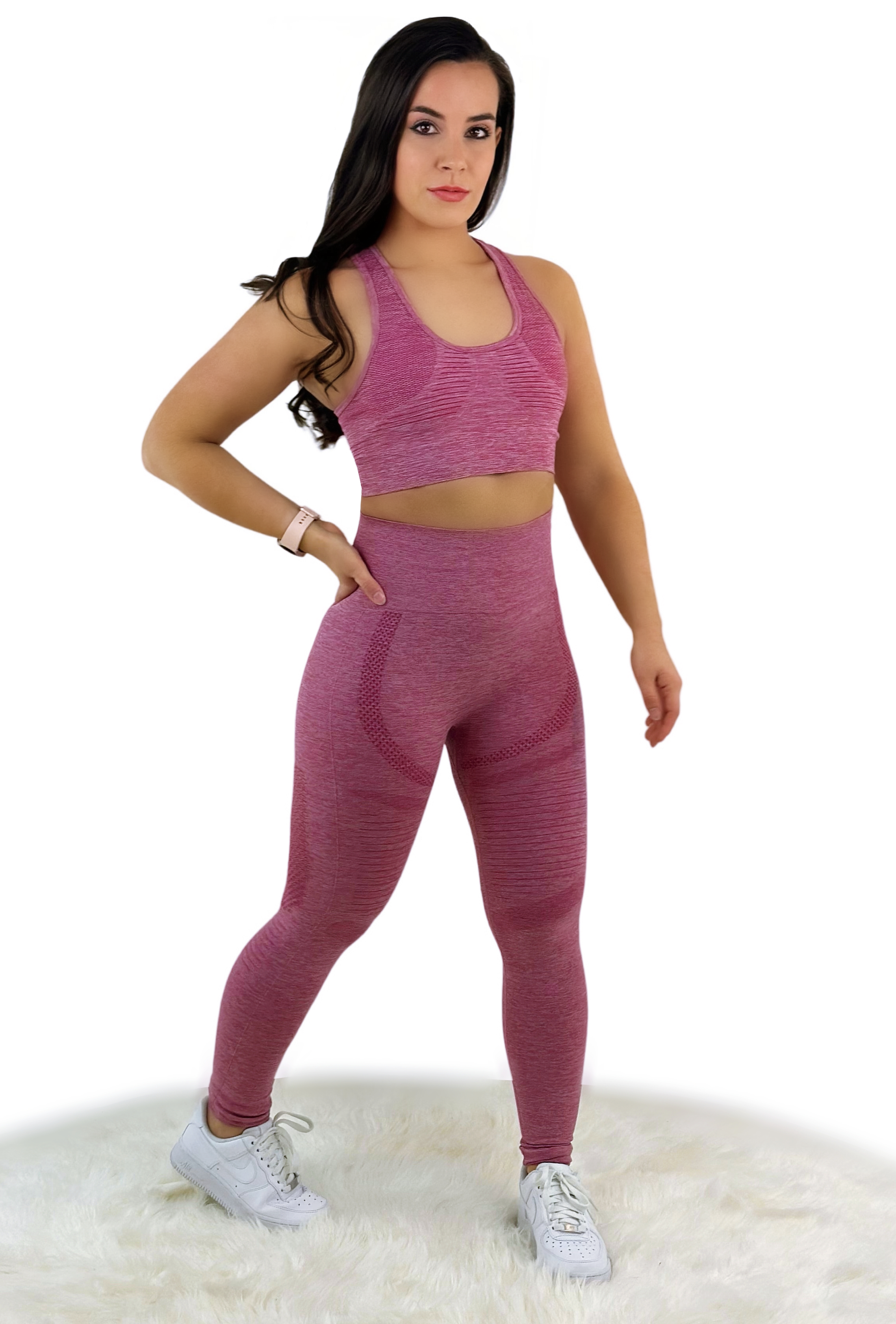 Fanatics Mesh Activewear Top – Wine Red | Seamless, Breathable, Sculpting for Confident Performance & Style