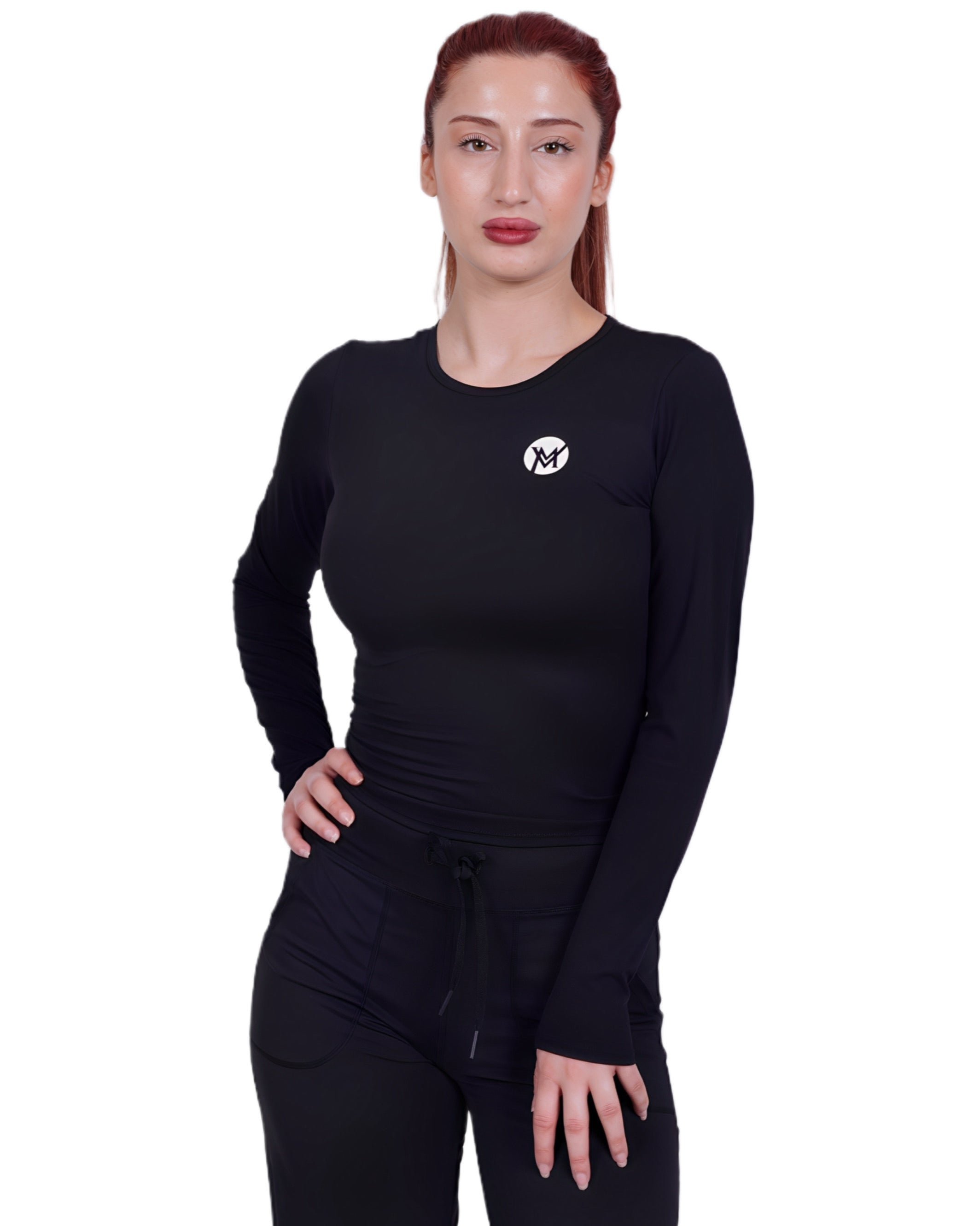 Flow Soul Activewear Top – Black | Seamless Luxury for Yoga, Fitness & Everyday Athleisure