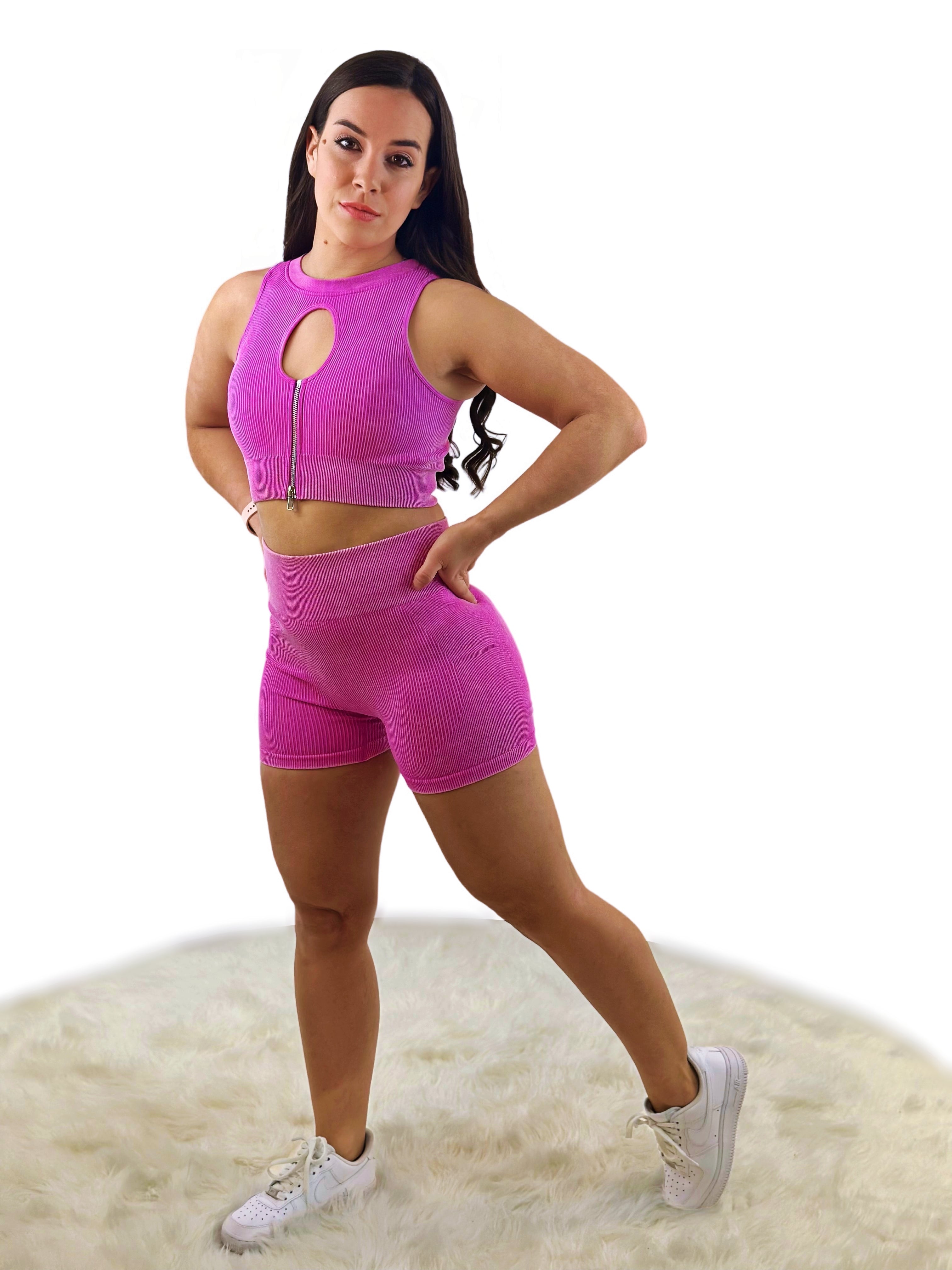 Eminence Activewear Top – Pink | Seamless, Breathable & Quick-Dry for Women | Sustainable Athleisure for Yoga & Fitness