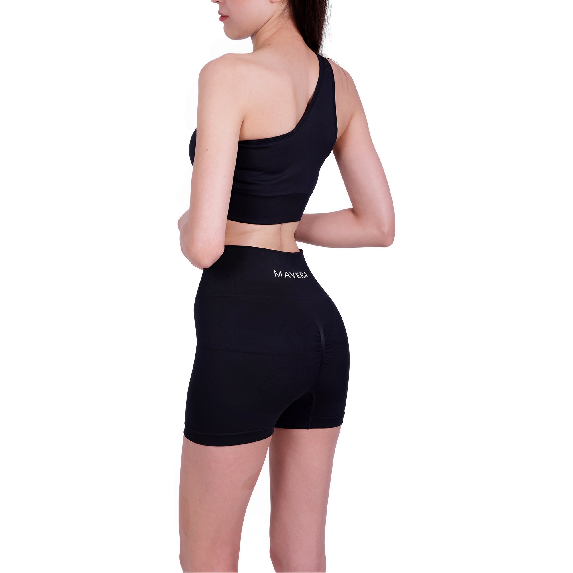 Sweat Scrunch Short – Black | Seamless, Sculpting Active Shorts for Confident Performance &amp; Timeless Style