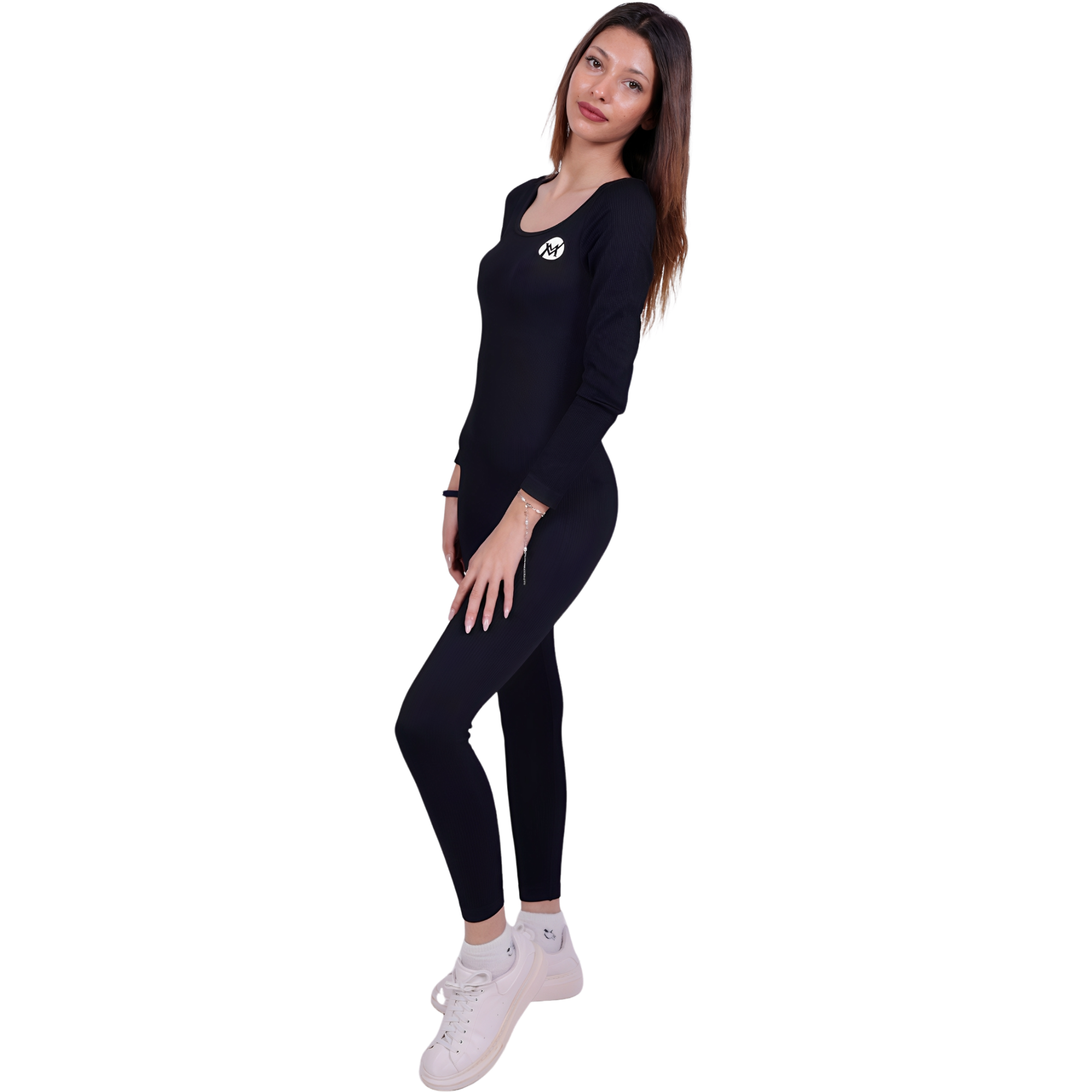 Tone Suite Activewear Top – Black | Sculpting Ribbed Tank for Women | Breathable, Sleek & Effortlessly Stylish