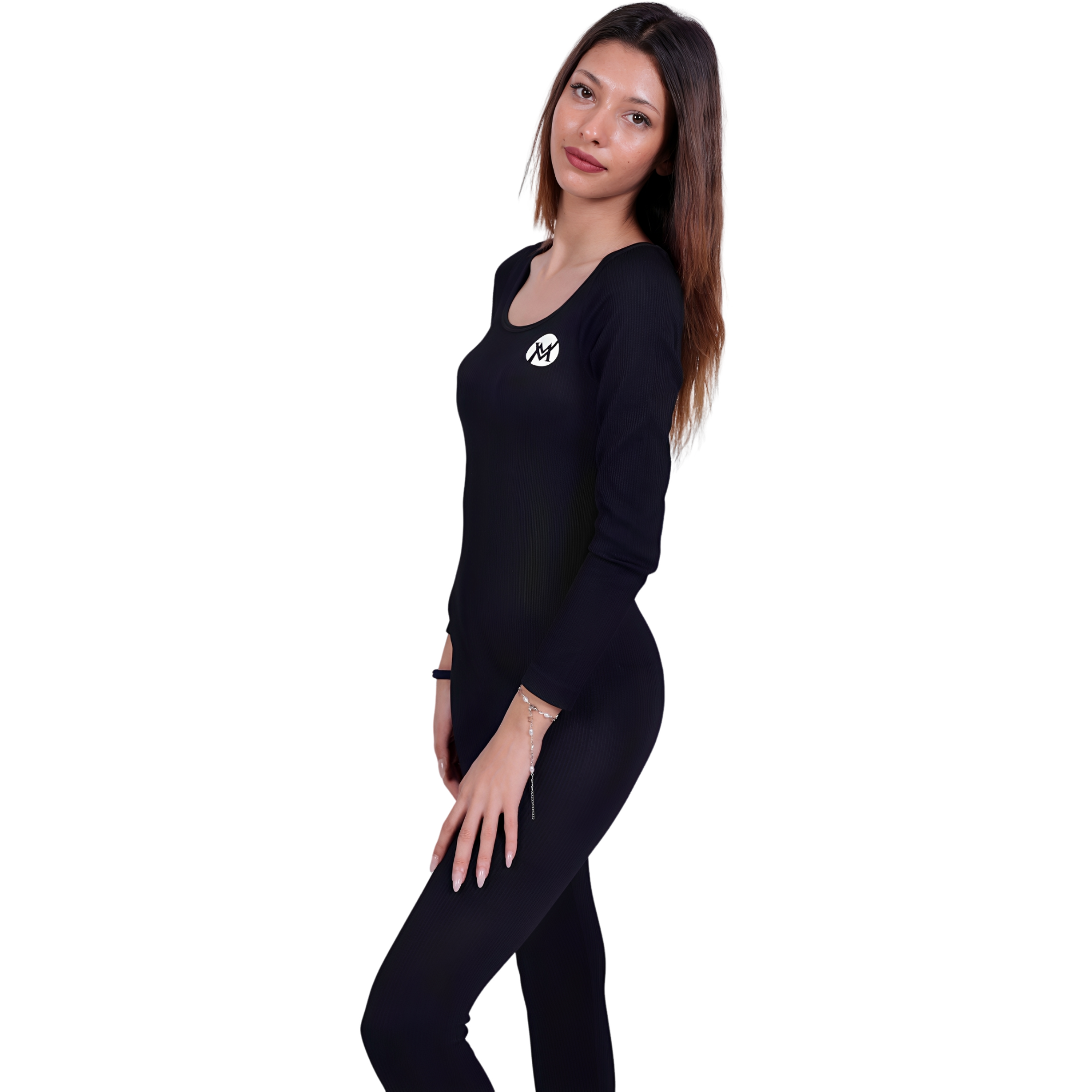 Tone Suite Activewear Top – Black | Sculpting Ribbed Tank for Women | Breathable, Sleek & Effortlessly Stylish