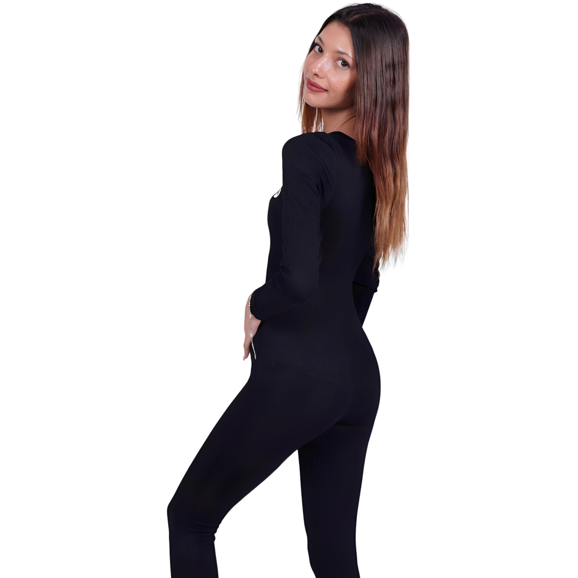 Tone Suite Activewear Top – Black | Sculpting Ribbed Tank for Women | Breathable, Sleek & Effortlessly Stylish