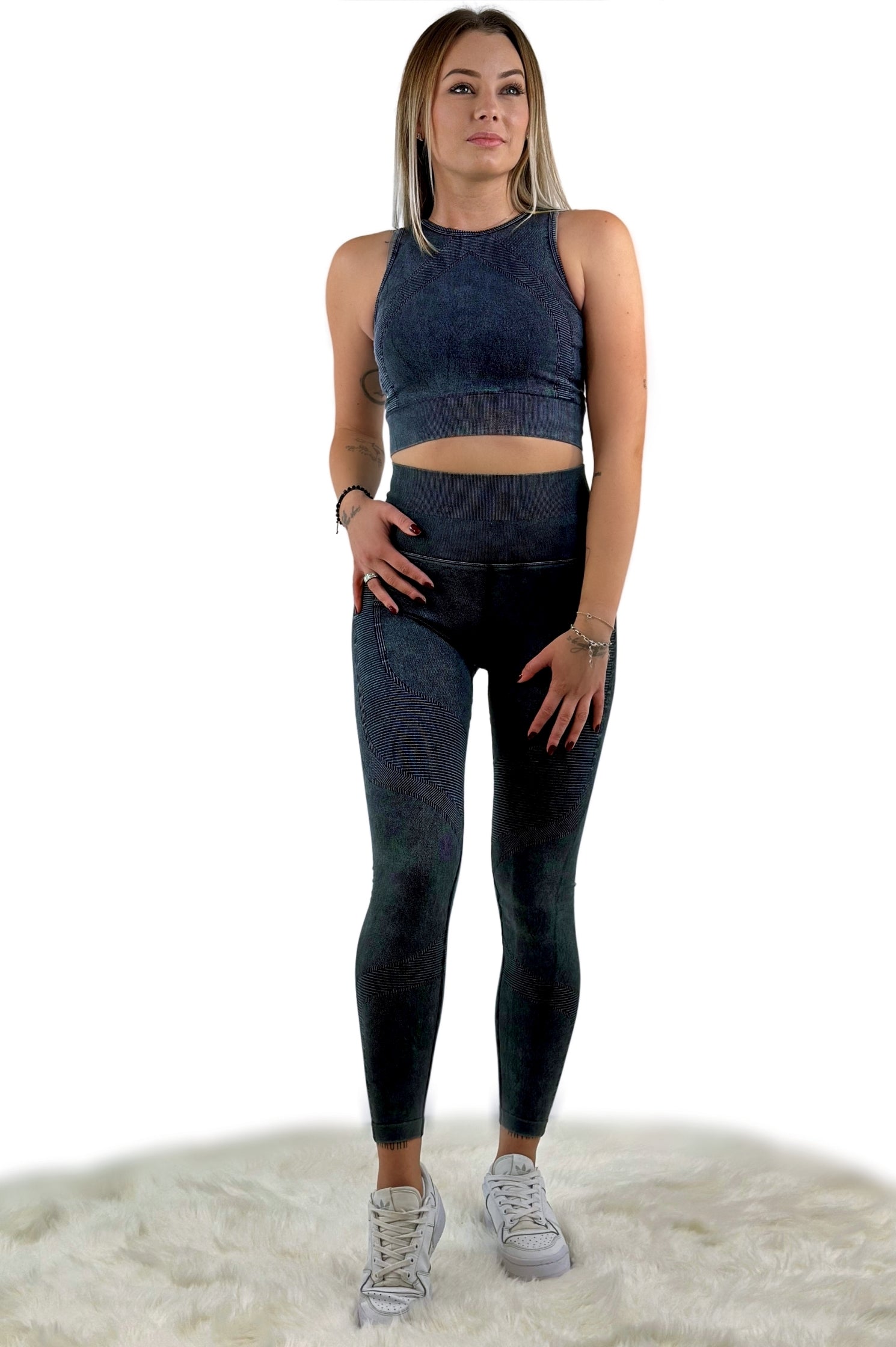 Stealth High Waist Legging – Black | Seamless, Quick-Dry &amp; Four-Way Stretch Activewear for Yoga, Fitness &amp; Athleisure