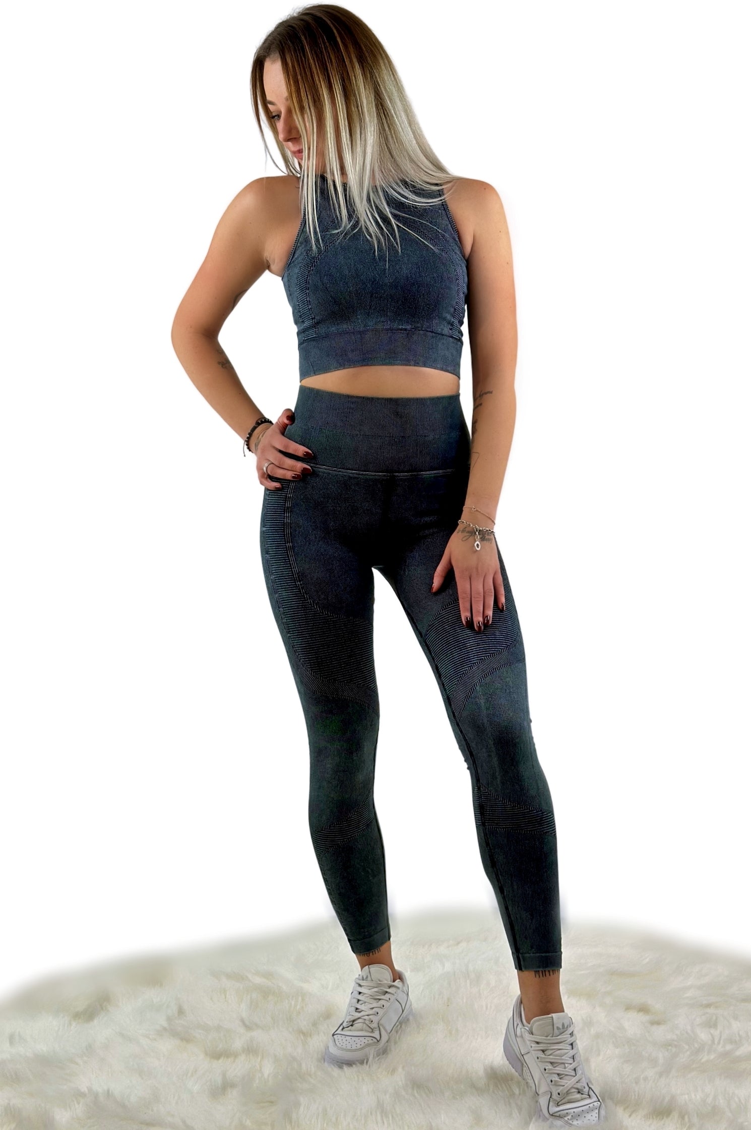Stealth High Waist Legging – Black | Seamless, Quick-Dry &amp; Four-Way Stretch Activewear for Yoga, Fitness &amp; Athleisure