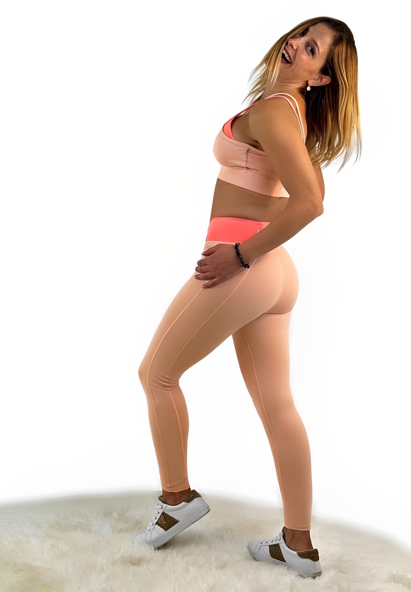 Rara High Waist Legging – Pink | Seamless, Breathable &amp; Four-Way Stretch Activewear for Fitness, Yoga &amp; Athleisure
