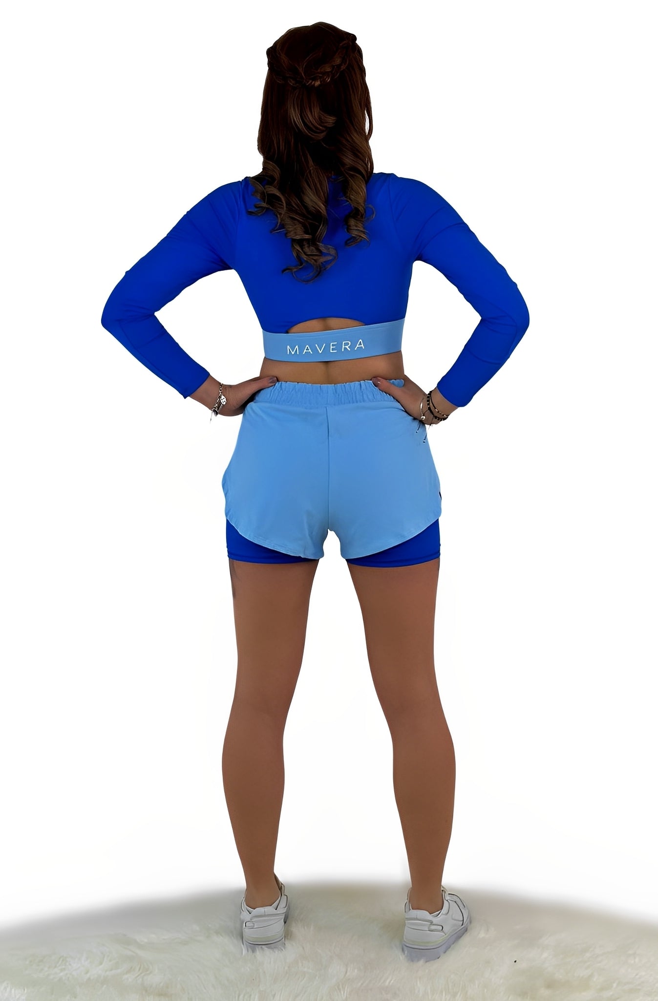 Rara Gear Double Layer Short – Blue | Breathable, Lightweight &amp; Supportive Training Shorts for Running, Fitness &amp; Everyday Movement