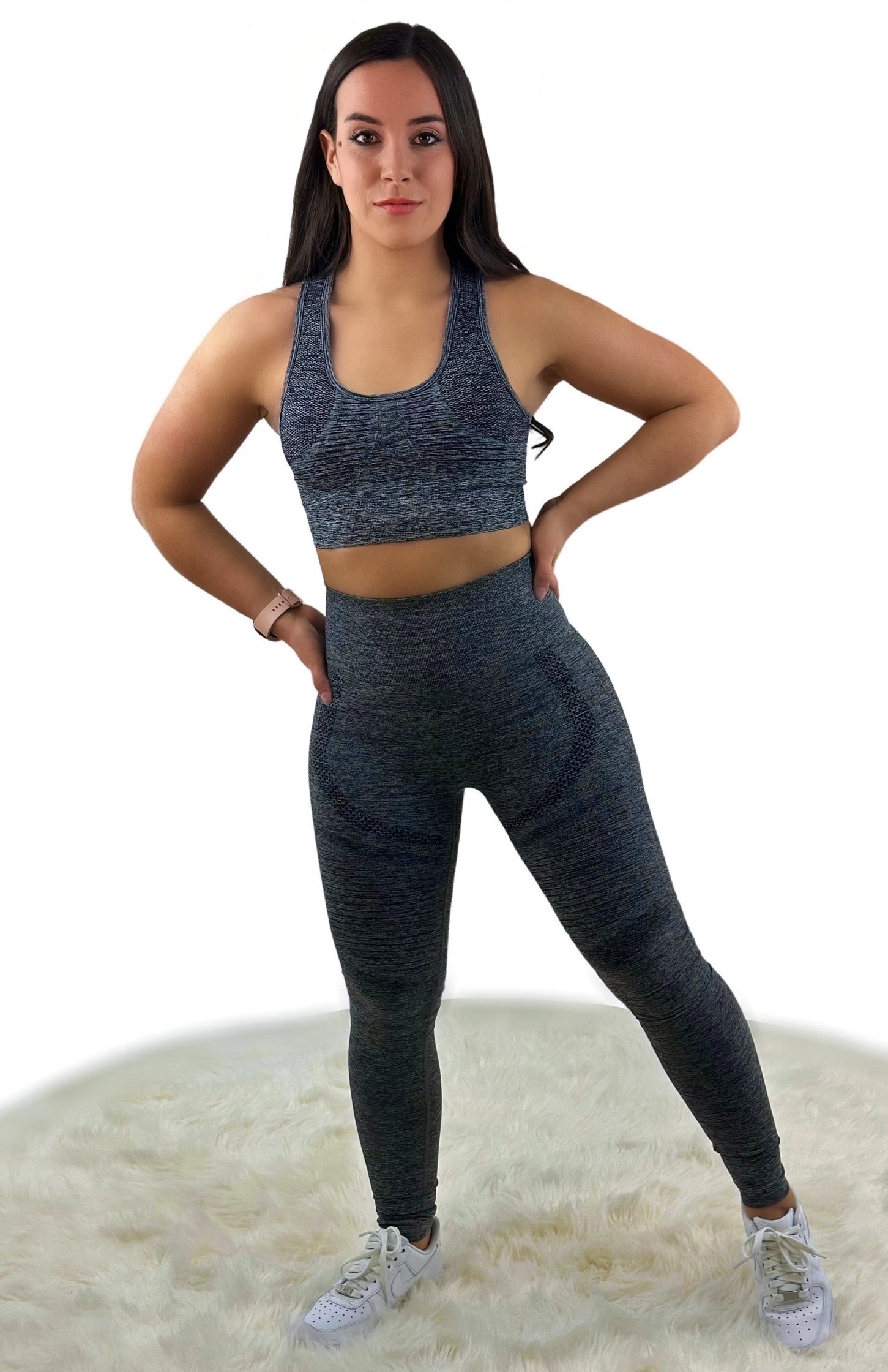 Fanatics Mesh Sport Legging – Dark Gray | Sculpting, Breathable Activewear with Mesh Panels for Performance &amp; Style