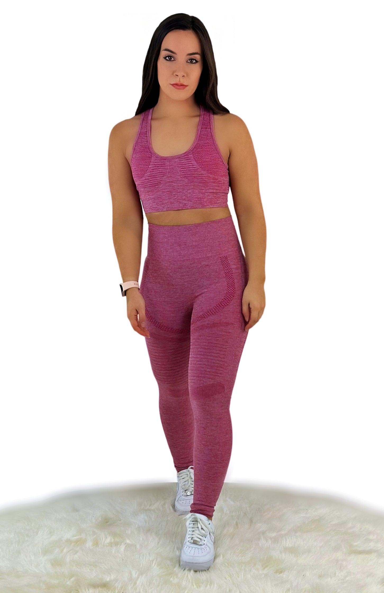 Fananatics Mesh Sport Legging – Wine Red | Breathable, Sculpting Mesh-Panel Leggings for High-Performance &amp; Statement Style