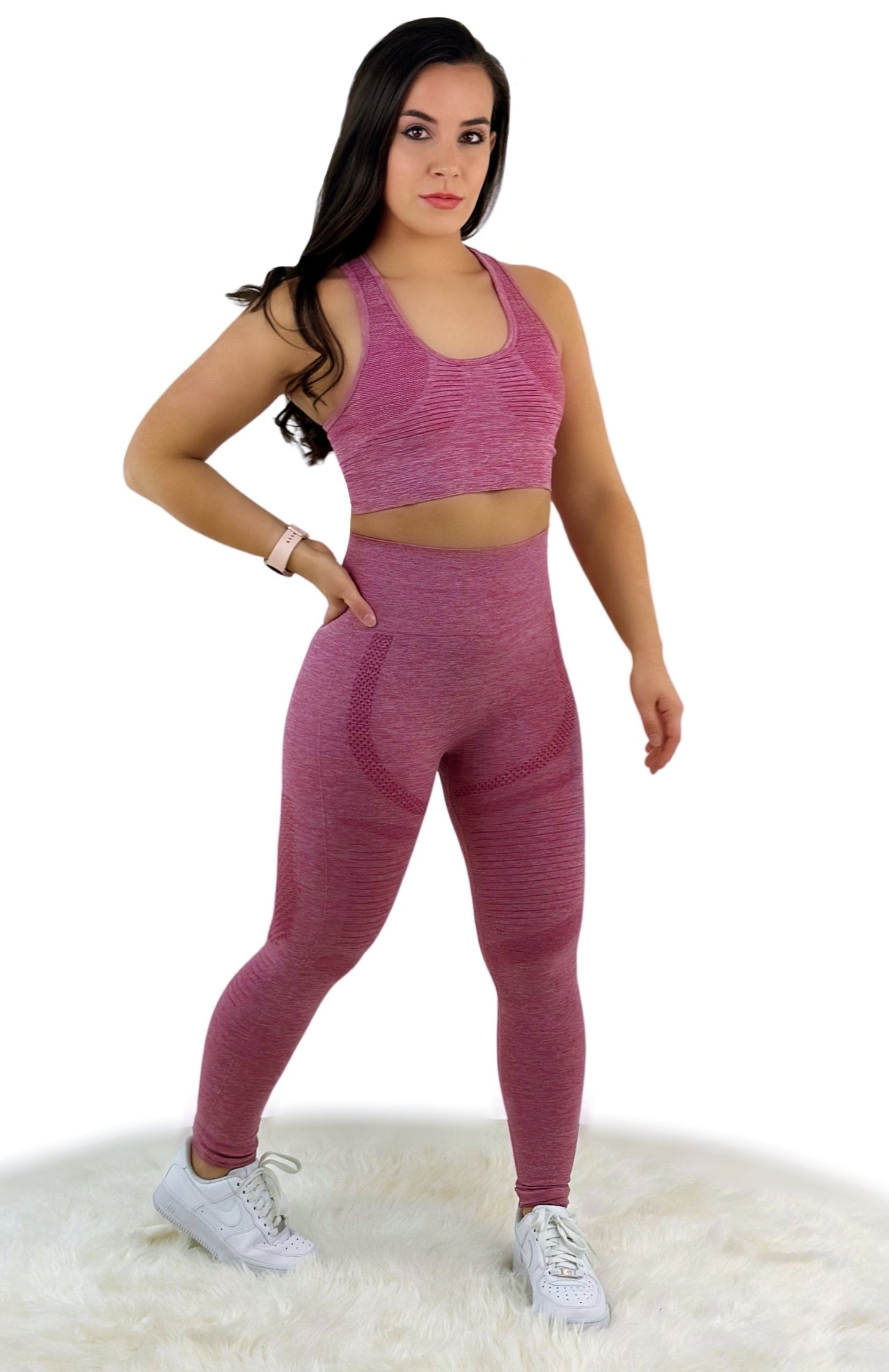 Fananatics Mesh Sport Legging – Wine Red | Breathable, Sculpting Mesh-Panel Leggings for High-Performance &amp; Statement Style