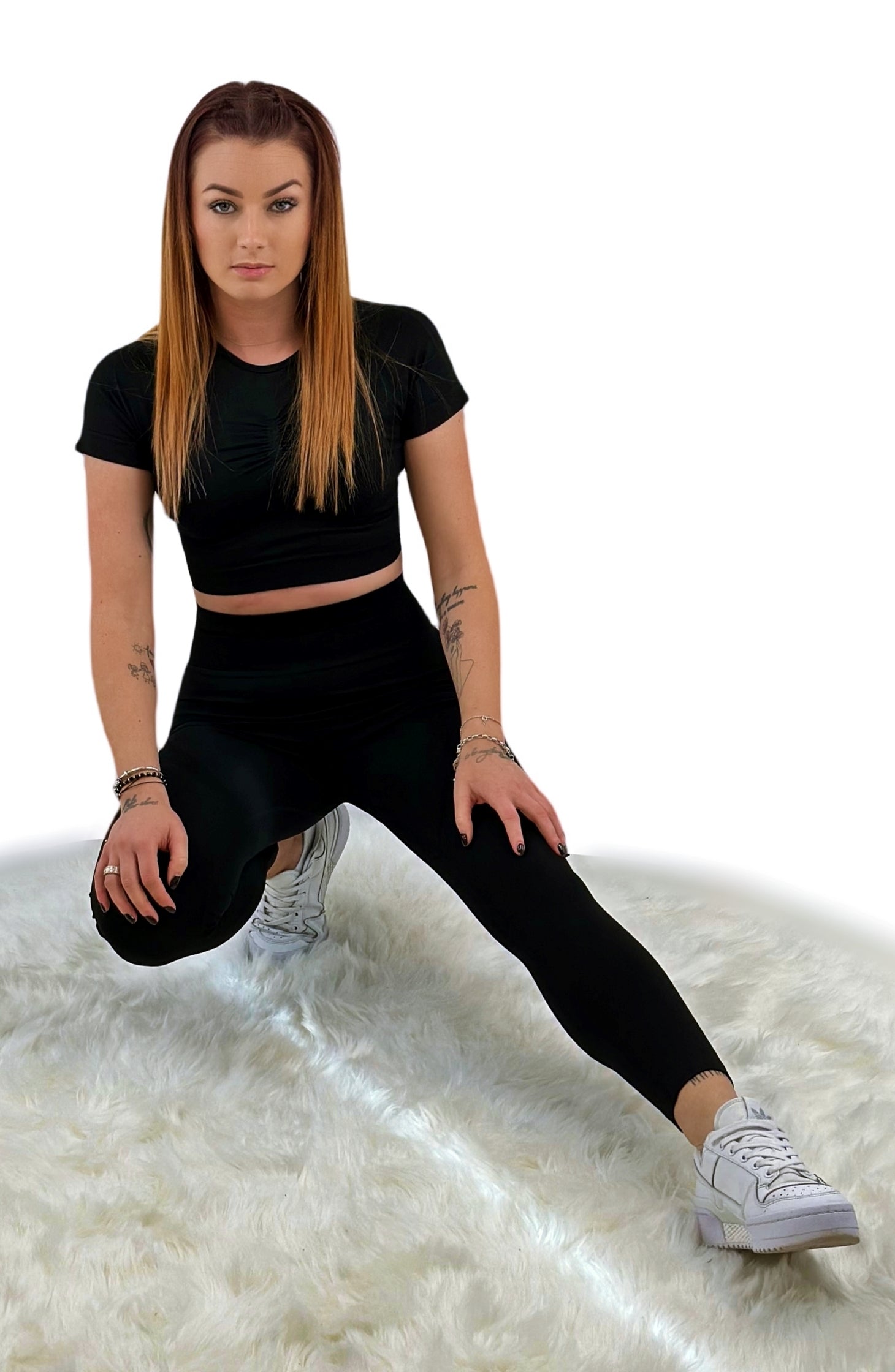Borealis Skinny Slim Legging - Black | Breathable, Antibacterial, 4-Way Stretch Activewear for Everyday Motion