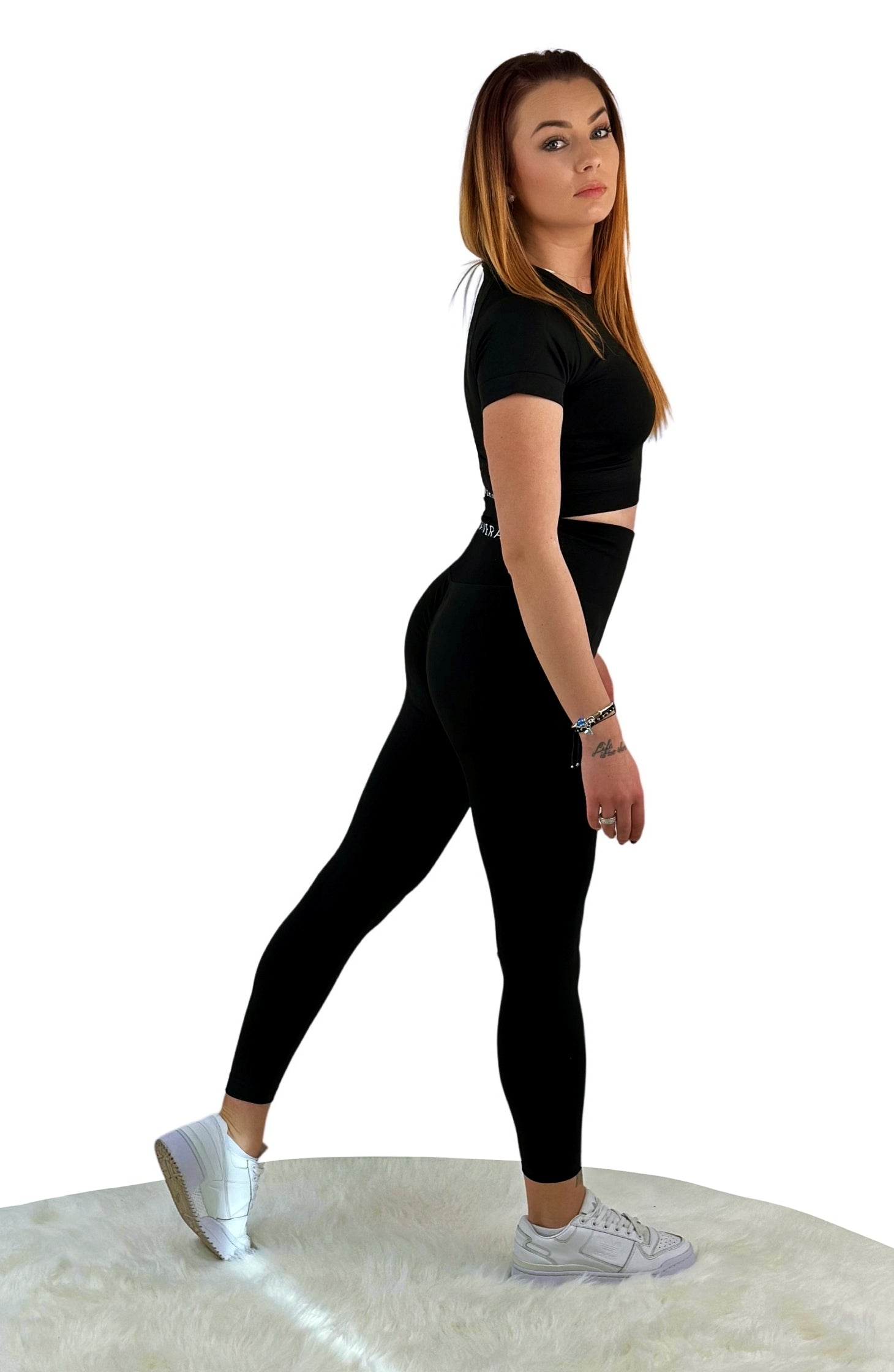 Borealis Skinny Slim Legging - Black | Breathable, Antibacterial, 4-Way Stretch Activewear for Everyday Motion