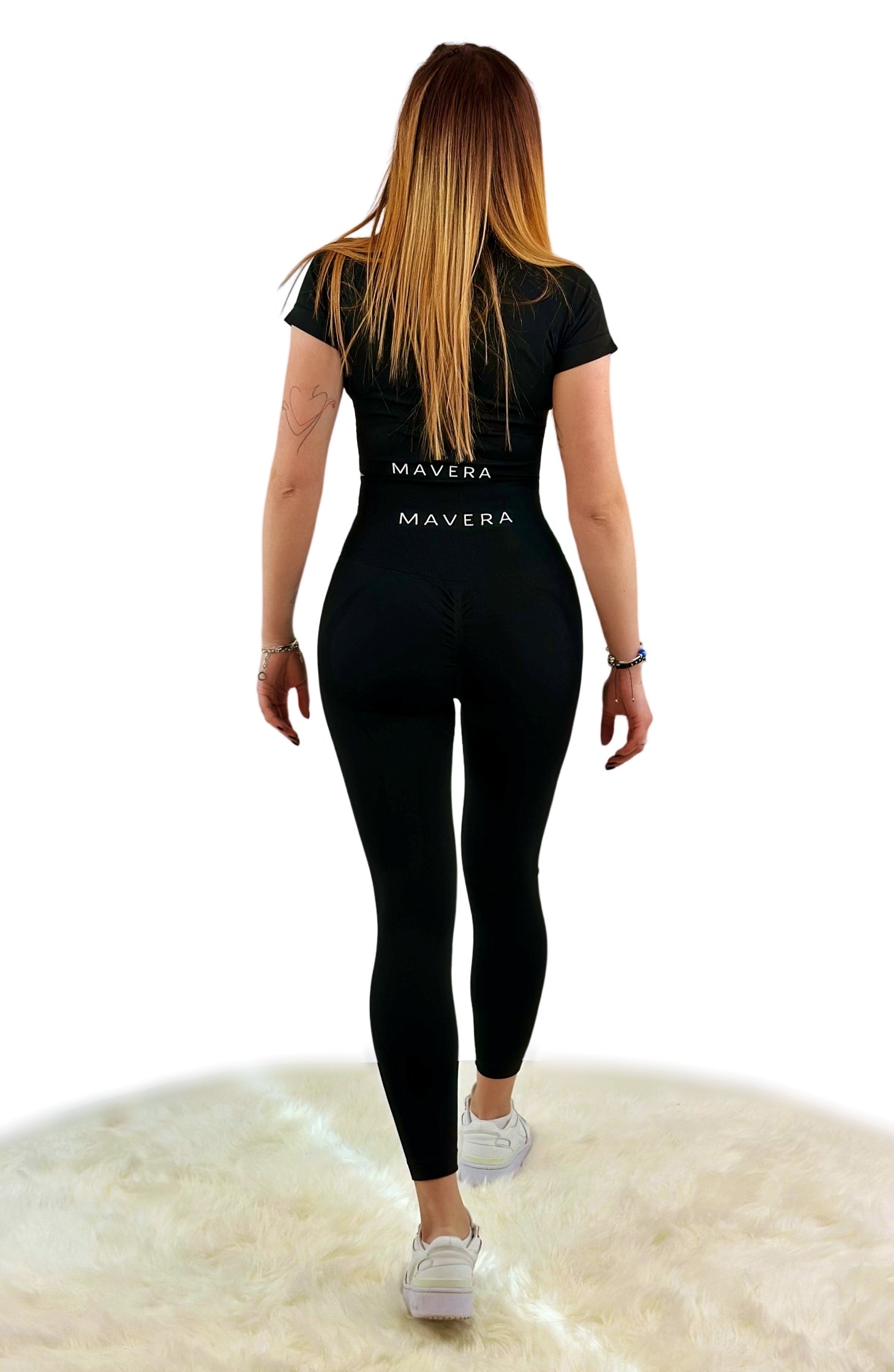 Borealis Skinny Slim Legging - Black | Breathable, Antibacterial, 4-Way Stretch Activewear for Everyday Motion